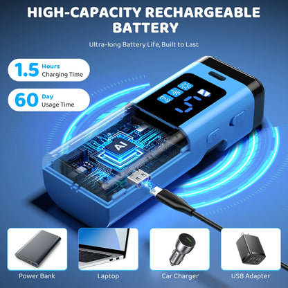 Ultrasonic Dog Barking Deterrent Device Rechargeable 5 Levels Pet Training Anti Barking Control Stop Barking up to 30FT