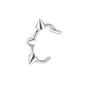 1PC Stainless Steel Fake Nose Ring Hoop Septum Rings Non-Pierced C