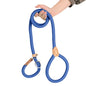 Dog training collar anti riot nylon hand P rope extended thickened unbreakable hand training dog round rope large dog P chain