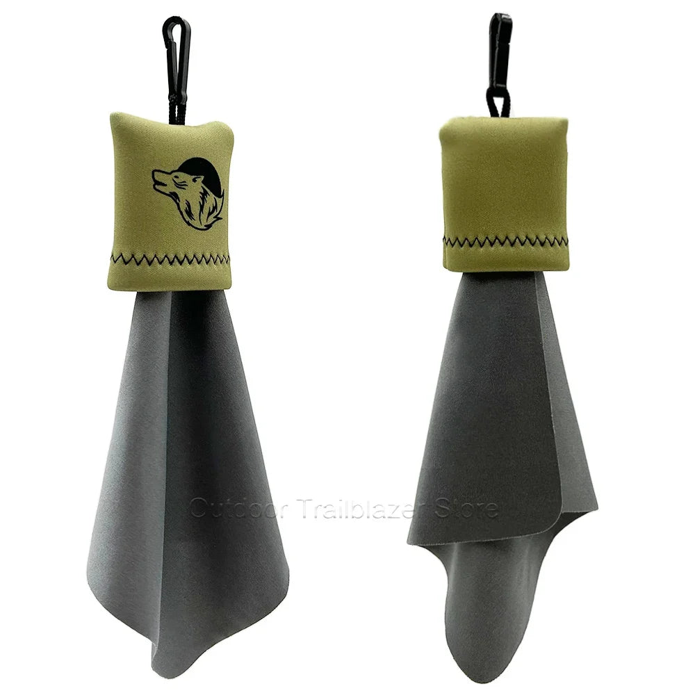 Tactical Microfiber Lens Cloth with Storage Bag