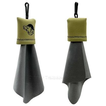 Tactical Microfiber Lens Cloth with Storage Bag
