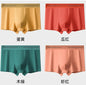 4PCS Mens Underwear Men Fashion Underpants Male High Stretch Boxer Panties Shorts Breathable Soft Shorts Comfortable Plus size