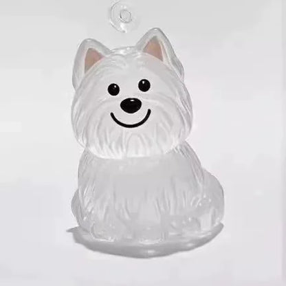 Dog Hair Storage Cute Pendant Keychain Bag Pendant Couple Car Key Chains Jewelry Souvenir Collection Gift Decoration Accessories