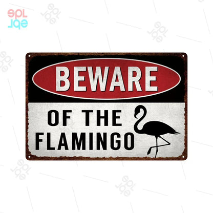Wildlife Warning Signs Beware Of The Pig Snakes Metal Sign Animals Tin Plate Wild Forest Warning Plaque Retro Wall Stickers Sign