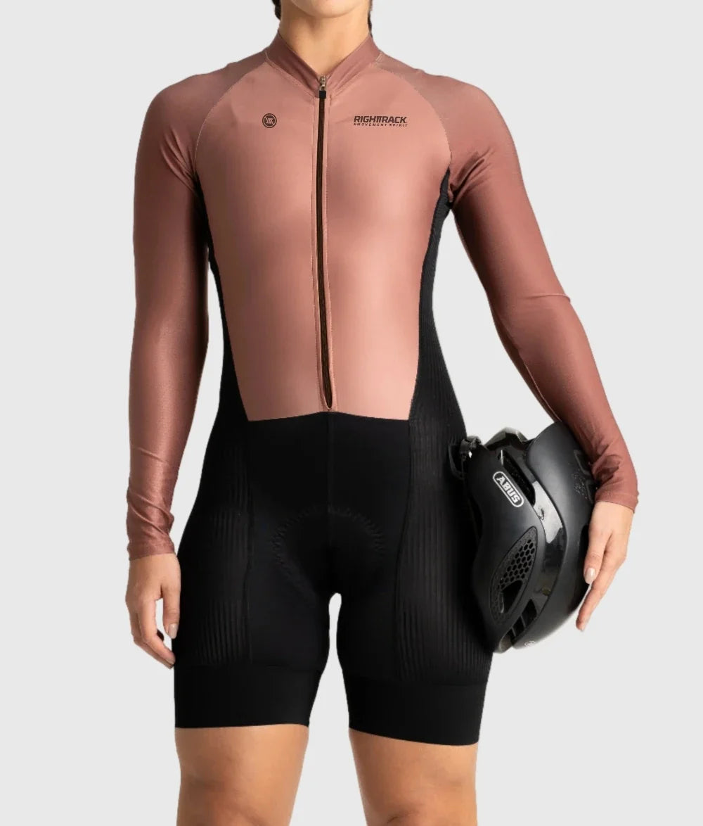 RightTrack Women’s Long Sleeve Cycling Skinsuit