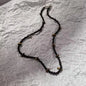 Boho Natural Tiger Eye Stone Beaded Necklace Set Multi Color Glass