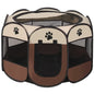 Foldable Pet Tent Kennel Cat Delivery Room Octagonal Fence Puppy Shelter Detachable Summer Pet Tent Outdoor Cat Cage Dog Fences