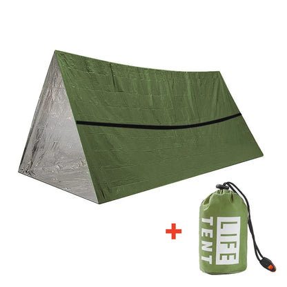 2-Person Emergency Tent Waterproof Camping Travel Pergola Family