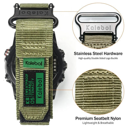 Garmin QuickFit 22/26mm Nylon Loop Band, Solid or Camo