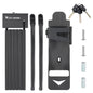 WEST BIKING Bicycle Lock Portable Foldable Anti-theft Lock MTB Road Security Scooter Electric E-Bike Cycling Bicycle Accessories