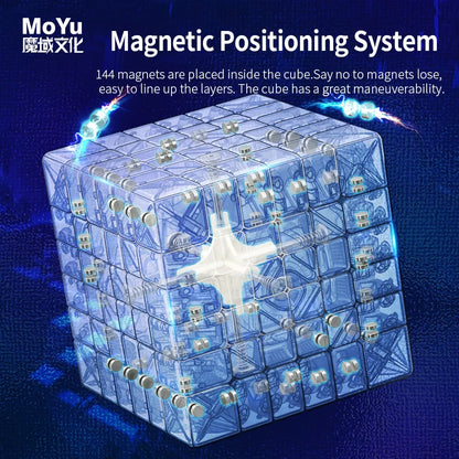Magnetic 6x6 Speed Cube Stickerless