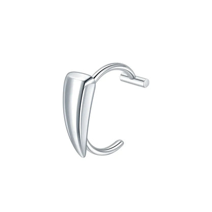 1PC Stainless Steel Fake Nose Ring Hoop Septum Rings Non-Pierced C