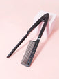 Straight hair brush, V-shaped straightener, straighten hair, suitable for hair salons, special for real hair wigs