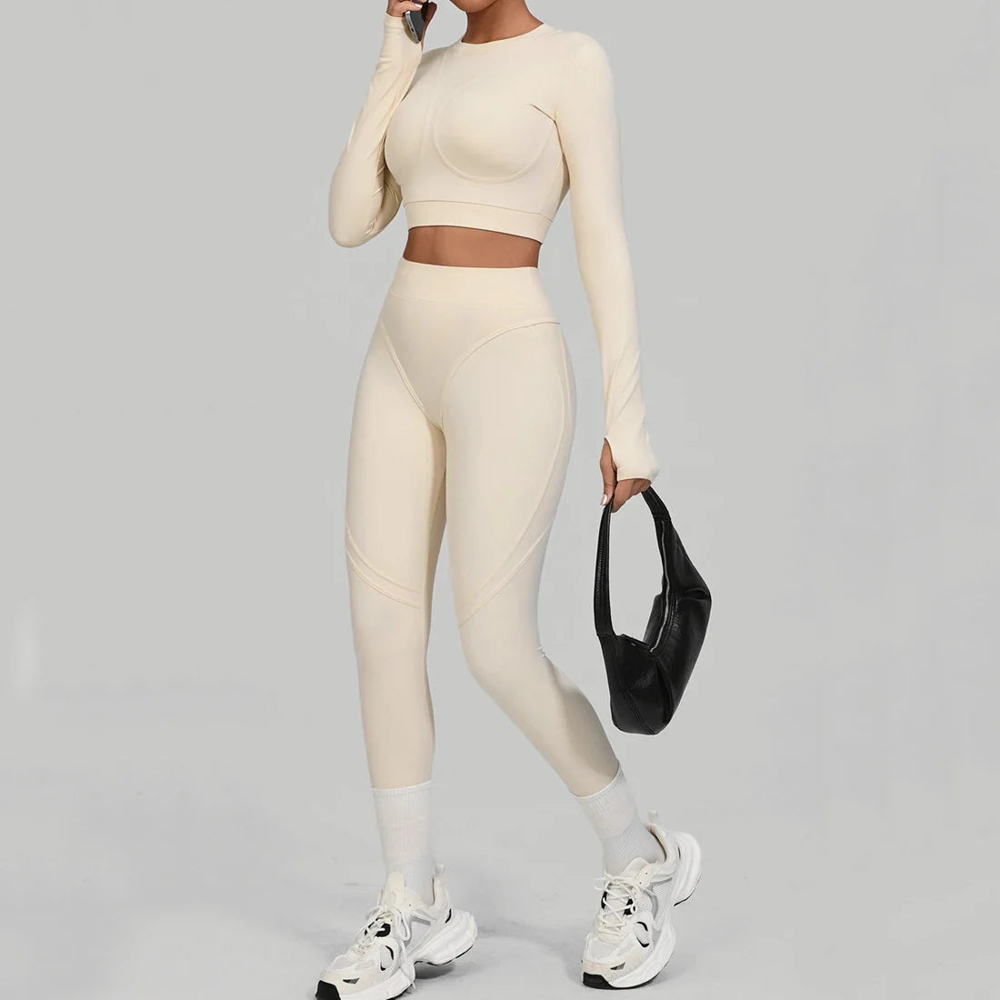 Seamless Yoga High Waist Sports Suit XP160