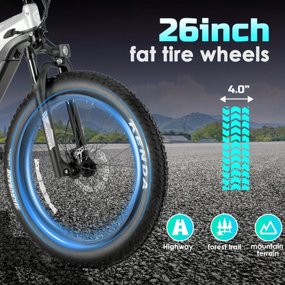eBike Boys 52V 750W Adult eBike - 17AH Battery, Top Speed 32km/h