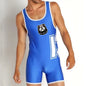 Men’s Performance Triathlon Singlet Bodysuit – Breathable Compression Skinsuit | Gym, Running, Swimming & Powerlifting One-Piece Suit