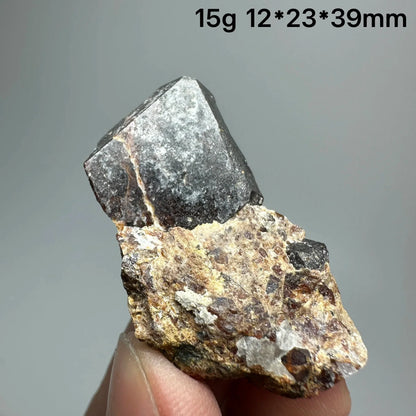 Natural Dark Brown Andradite Garnet Cluster Raw Crystal Mineral Specimen Calcite Matrix Healing Stone Home Decoration