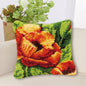 Knot Pillow Package Latch Hook Kit Cushion Pillowcase Kussen Set For Needlework DIY Butterfly Flower Plant Series Latch Hook Kit