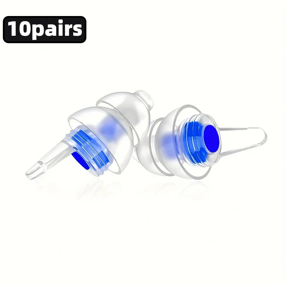 Ear Plugs High Fidelity Concert - Ear Protection for Concerts, Musicians Reusable/Hypoallergenic Earplugs - Noise Reduction
