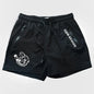 Men's Quick Dry Side Printed Shorts Double Zipper Pocket Side Design Running Basketball Training Fitness Shorts Summer