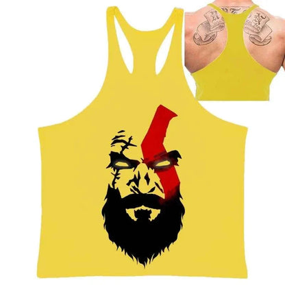 Spartan Print Men's Gym Tank Tops