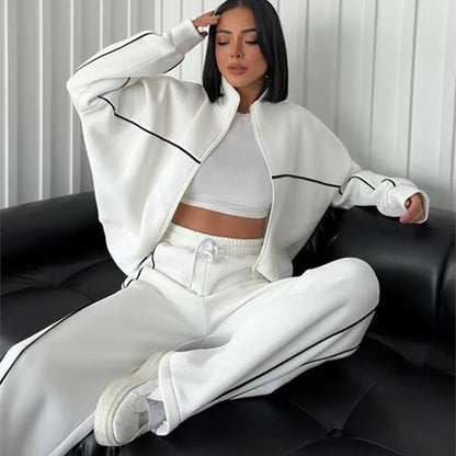 New Cross-Border European American Casual Set: Long-Sleeve