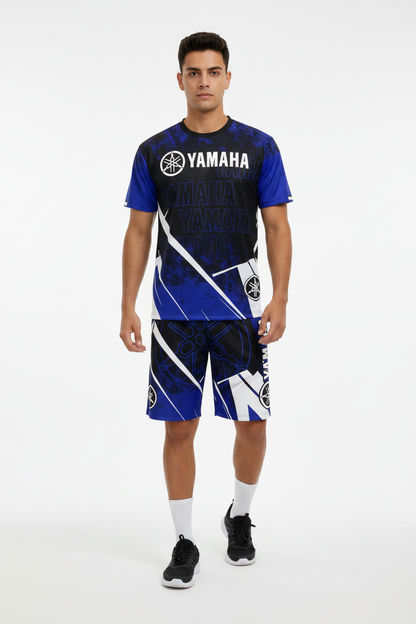 YAMAHA Summer Performance Motorcycle Riding T-Shirt Set