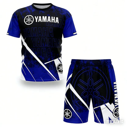 YAMAHA Summer Performance Motorcycle Riding T-Shirt Set