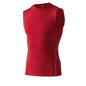 Men's Gyms Clothing Sports Fitness Tank Top Quick Dry Vest Workout Running Sportswear Tops Round Neck Sports Shirt