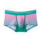 Men's Gradient Boxer Briefs Underwear Soft Breathable Comfortable trunks Men's Underwear