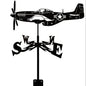Metal Weathervane,Witch Iron Weather Vane,Sea Rover Wind Direction Indicator,Garden Decoration,Outdoor Roof Decoration,Gardening