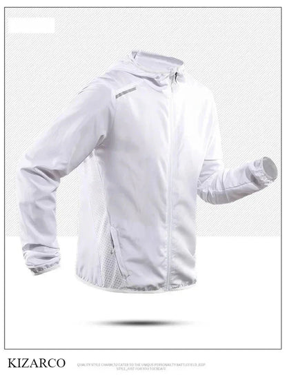 UltraLight Hooded Running Jacket - Windproof & Waterproof