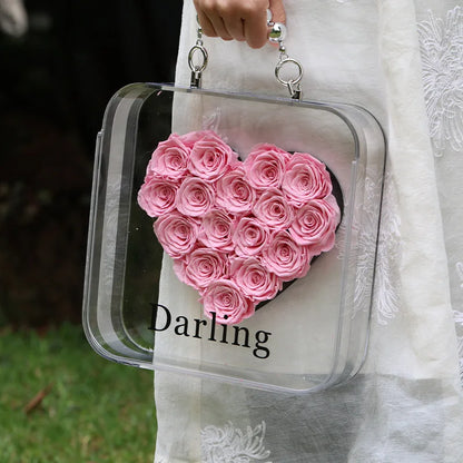 Preserved Flowers Rose Gift Box Mother's Day Graduation Season Gives Girlfriend Gives Teacher Wedding Gift Eternal Rose Flowers