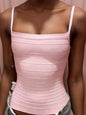 Solid Color Satin Bustier Women Maxi Dress Fashion Yellow Spaghetti Strap V Neck Waist-cinching Dresses 2026 New Party Vestidos