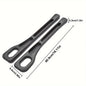 2pc Car Seat Gap Filler Organizer Pu Waterproof Car Seat Gap Plug