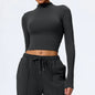 Hearuisavy Summer Women's Fitness Long Sleeved Shirt Lightweight Gym Workout Top Breathable Quick Drying Yoga Clothing Sportwear