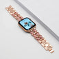 Apple Watch Woven-Accent Chain Bracelet Band