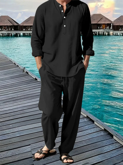 BreezeFit Men's Summer Suit: Vibrant, Durable, Fast Ship