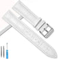 TicWatch Pro 5, Pro 3 & E3 Crocodile-Embossed Leather Buckle Band