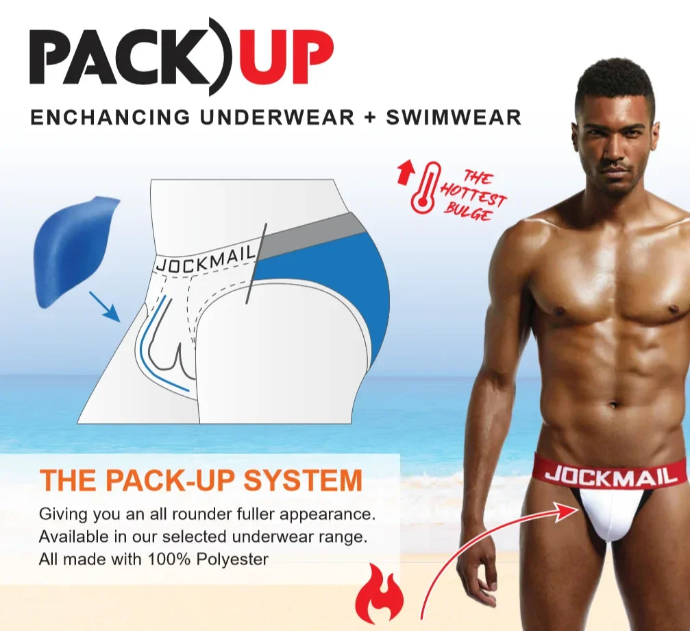 Sponge Pad Underwear Sexy Briefs Enhancer Cup Men Penis Bulge Pouch Front Padded Push Up Underpants Panties Pad