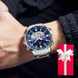 Men Watches 2025 Top Brand Luxury relogio masculino Gold Stainless Steel Band Wrist Watch For Male Clock Men Dual Display watch