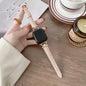 Apple Watch Slim Leather Band with Decorative Connectors
