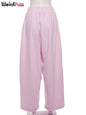 High Waist Corduroy Wide Leg Pants Women
