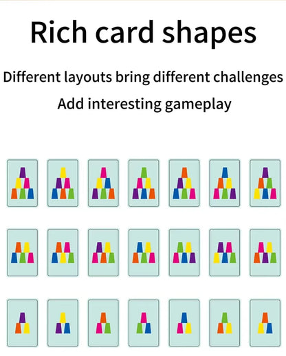 Montessori Mini Stack Cup Color Matching Game