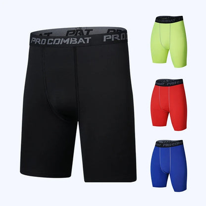 Fitness Sports Shorts For Men Summer Gym Workout Running Cycling Quick Drying Breathable Three-quarter Pants Casual Bottoms