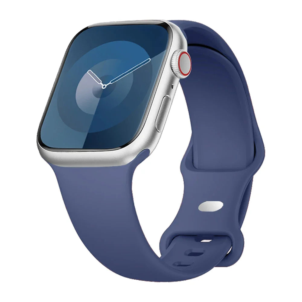Silicone Watch Strap for Apple Watch, Replacement Bracelet Correa, 40/41/42/44/45/46/49mm, Compatible iWatch Series SE 7 8 9 10 11 Ultra 2 Ultra 3