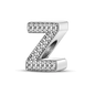Fit Original Bangle Bracelet DIY A-Z Alphabet Charms Bead 925 Sterling Silver CZ Zircon LOVE Letter Dangle Pendant Jewelry Gift