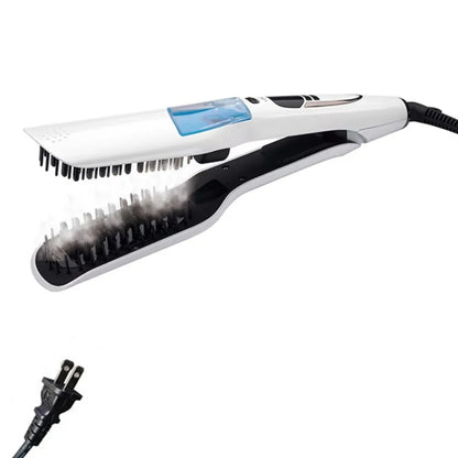 LCD Display Steam Hair Straightener PTC Heated Scalable Electric Hair Straightener Fast Heating Frizz-Free