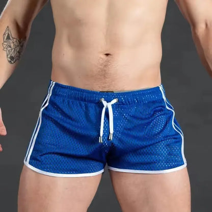 2026 New Gym Mens Summer Running Shorts Quick Dry grid Workout Short Pants GYM Wear Men Training Beach Breathable sports Shorts