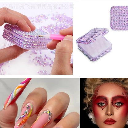 Multicolor Resin Rhinestone Kit Sparkling DIY Decoration Jelly Rhinestones Diamond Art Bedazzling Rhinestones